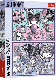 Puzzle KUROMI birichinate 2×200 pezzi