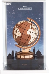 Display con Globo e Meraviglie del Mondo