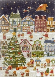 RoboTime puzzle Vigilia di Natale cuccioli 1000 pezzi