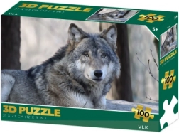 Puzzle 3D lupo 100 pezzi
