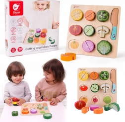 Set in legno per tagliare verdure Classic World