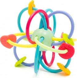 Massaggiagengive in silicone con sonaglio BABY MIX