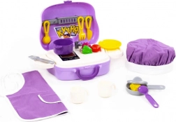 Set da cucina con valigetta su ruote POLESIE (21 pezzi)