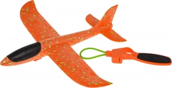 Aliante in schiuma con catapulta manuale – Arancione