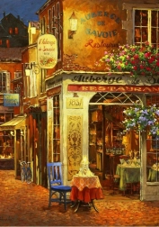 Puzzle Ristorante Auberge de Savoie 1000 pezzi di Bluebird