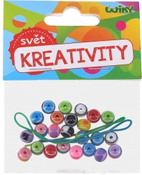 Perline colorate con cordino