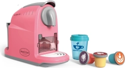 Macchina da caffè rosa per bambini
