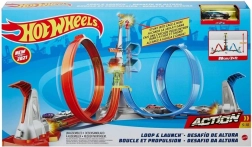 Hot Wheels Torre Duello in Altezza pista da corsa con gabbia del vincitore