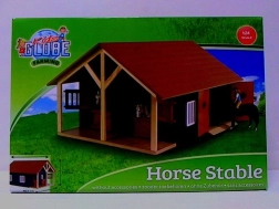 Kids Globe Farming stalla in legno per cavalli 1:24