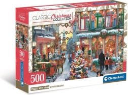 Puzzle Clementoni 500 pezzi Compact Joy of Christmas