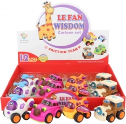 Baby veicoli con meccanismo a inerzia 12 pz