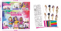 Portfolio designer con modelle e modelli