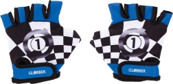 Guanti per bambini Globber Navy Blue Racing XS