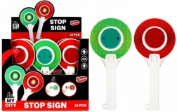 Paletta della polizia con luce