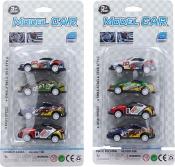 Set di macchinine 6,5 cm - 4 pezzi