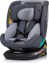 Seggiolino auto Chipolino Supreme i-Size 40–150 cm Isofix 360 – Granite
