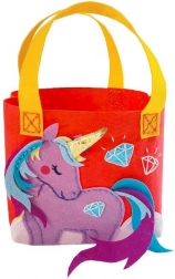 Set creativo – borsetta viola unicorno Robotini in feltro