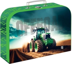 Valigetta per bambini per materiale artistico 34 cm – trattore OXYBAG