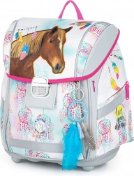 Zaino scolastico Premium Light con motivo di cavallo