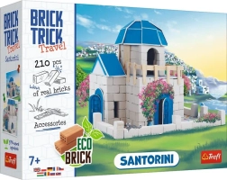 Set di costruzione in mattoni BRICK TRICK Travel Santorini, oltre 210 pezzi
