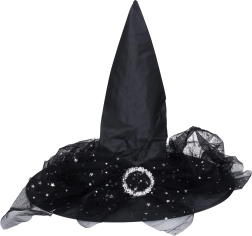 Set di carnevale - cappello da strega 38x33 cm