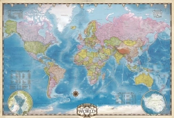 EUROGRAPHICS puzzle Mappa del mondo 2000 pezzi