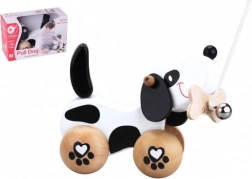 Cagnolino di legno trainabile
