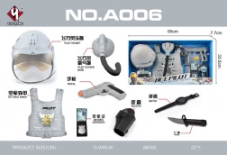 Set per Piccolo Pilota con Pistola Interattiva e Casco Regolabile