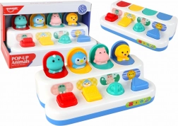 Giocattolo educativo interattivo Peekaboo con finestrelle a comparsa con animaletti