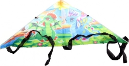 Aquilone volante con motivo di draghetti 74 × 40 cm