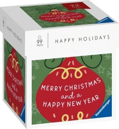 RAVENSBURGER Puzzle Happy Holidays: Buon Natale e felice anno nuovo 99 pezzi