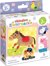 CzuCzu Puzzle Componi Animali - 5 Set