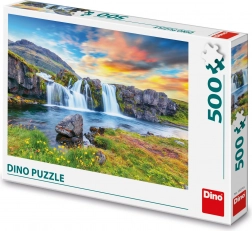 Puzzle DINO Cascata islandese 500 pezzi
