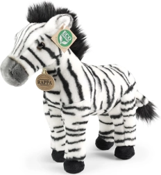 Zebra di peluche in piedi 30 cm eco‑friendly