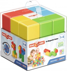 Cubi magnetici GEOMAG Magicube Color Recycled Crystal – 24 pezzi