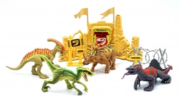 Primal Clash! Set di dinosauri combattenti 17 cm