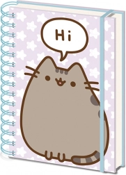 Blocco A5 a righe con motivo Pusheen