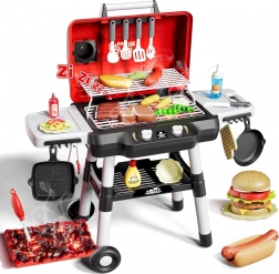 Griglia da barbecue per bambini con luci a LED, set da 31 pezzi Woopie