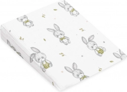 Fodera in mussola per cuscino per bambini – cuneo NEW BABY Standard 30×37 cm, motivo Bunny