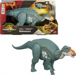 Figure dinosauro Maiasaura JURASSIC WORLD Rebirth Wild Roar con suoni 31,5 cm