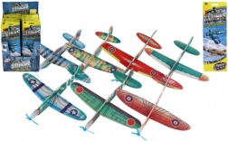 Aeroplano da lancio in schiuma 18 cm – mix di modelli