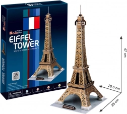 CubicFun puzzle 3D Torre Eiffel oro, 39 pezzi