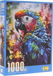 Puzzle da 1000 pezzi – pappagallo ara (70 × 50 cm)