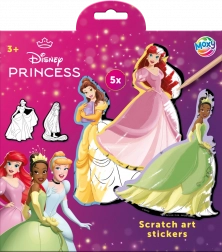 Stickers da grattare Disney Principesse 5 pezzi