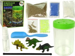 Decorazione luminosa Giardino Dino in vaso