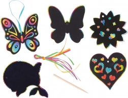 Goki immagini arcobaleno da grattare da appendere – mix di motivi