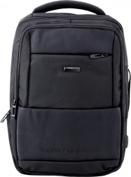 Zaino urbano con USB e cinghia pettorale nero 26L