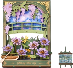 RoboTime 3D puzzle in legno Ninfee scintillanti