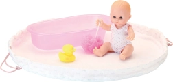 Bambola da bagno Petit Câlin con accessori