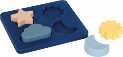 Puzzle in silicone per bambini small foot – sole, luna, stella e nuvoletta